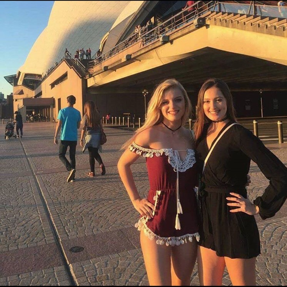 Adorable red romper